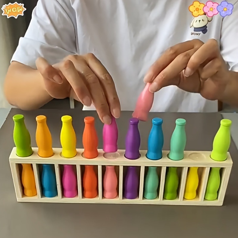 Board Game Arena - Fun Bottle Color Guessing Challenge Game