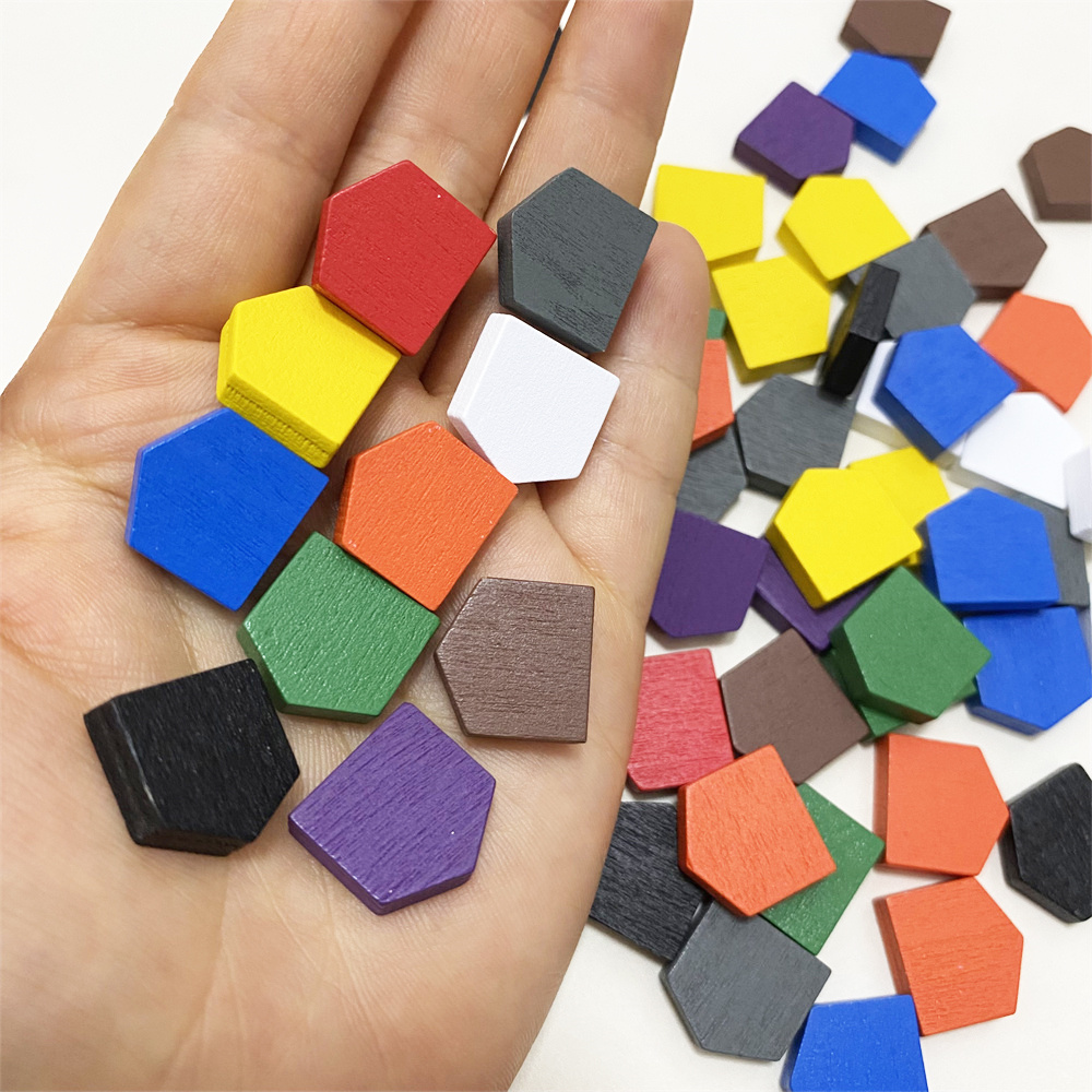 Board Game Quoridor - 50 pieces 16*16MM Colorful Wooden House