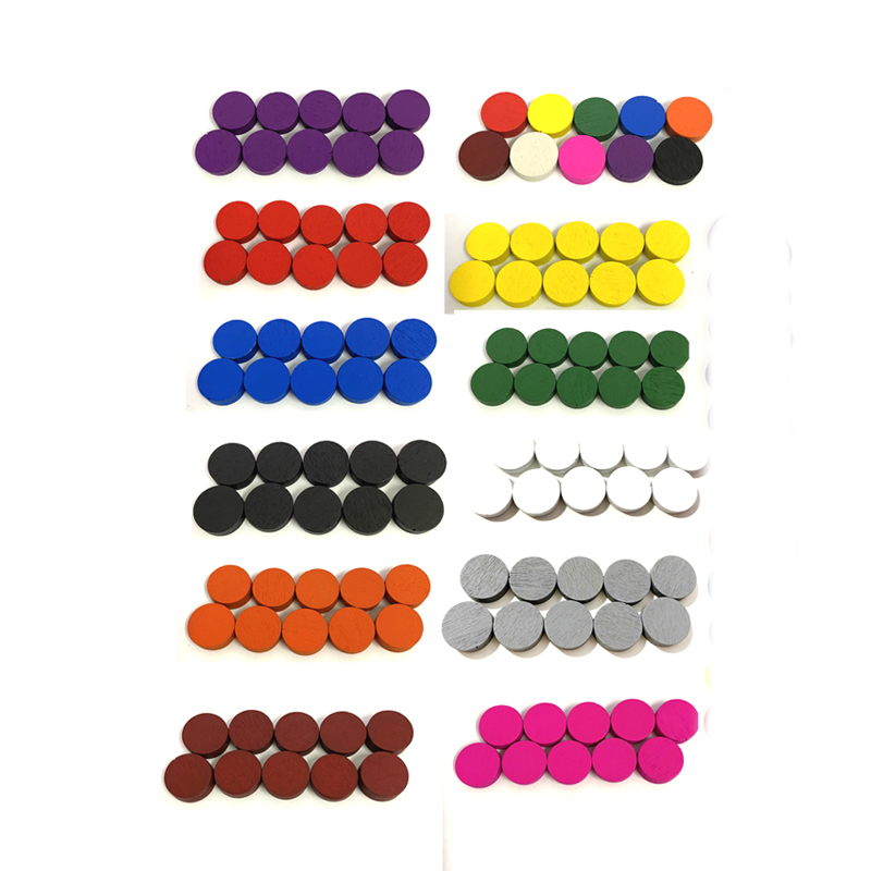 Board Game Quoridor - 100PCS Game token 10*5MM Disc Wooden