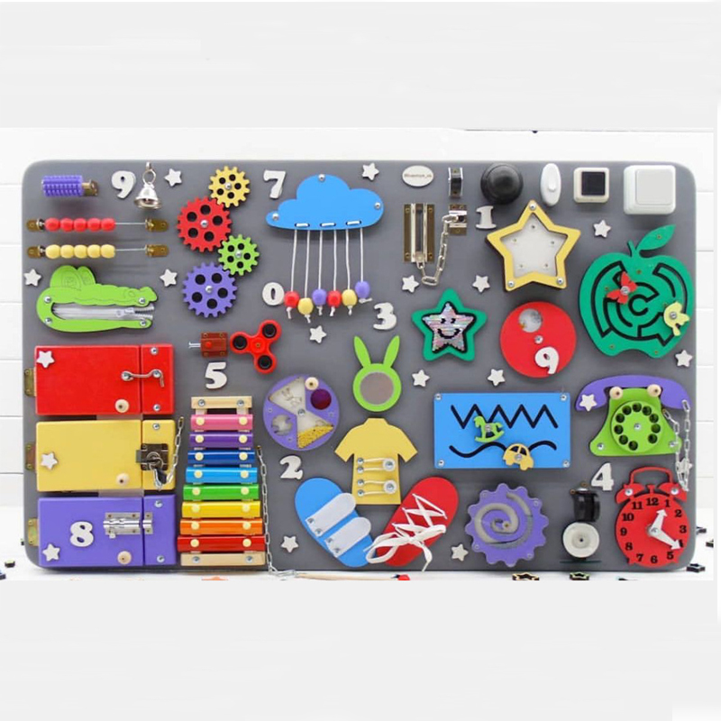 Board Game Zenith - Busy Board DIY Montessori Toys Lock