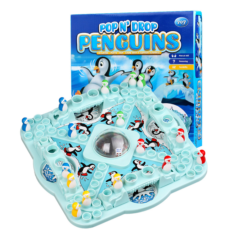 Board Game Quoridor - Party Game Penguin Chess Board Game