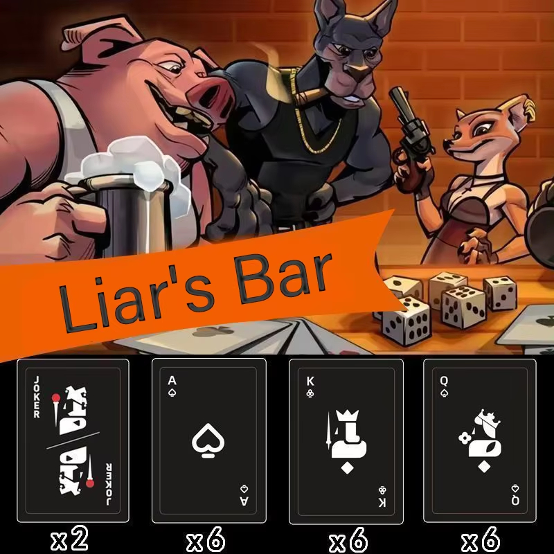 Liars Bar Table Card Game Card - Board Game Arena 评论和价格