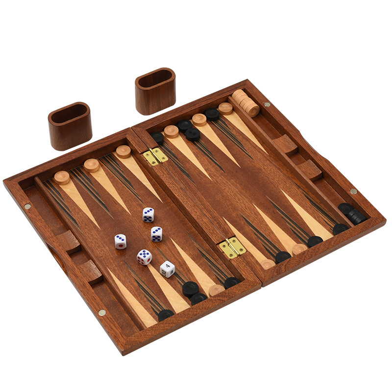 Solid wood backgammon, made of - Board Game Zenith 评论和价格
