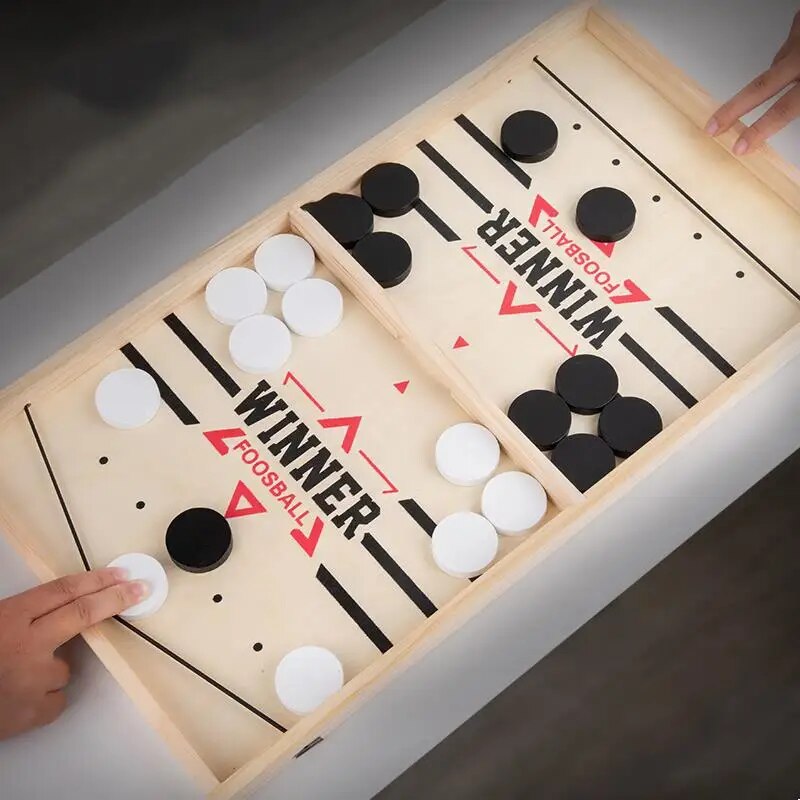 Table Hockey Paced Sling Puck  - Board Game Quoridor 评论和价格