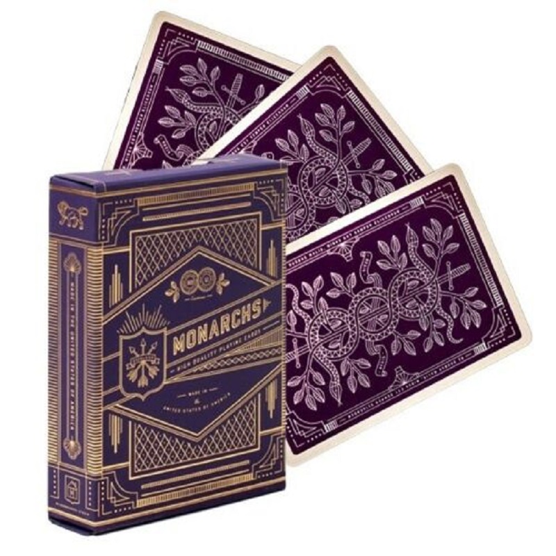 Purple Monarch Playing Cards b - Board Game Illustration 评论和价格