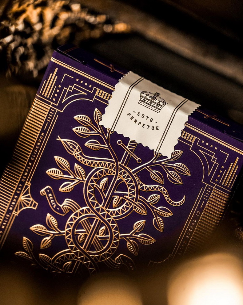 Purple Monarch Playing Cards b - Board Game Illustration 评论和价格