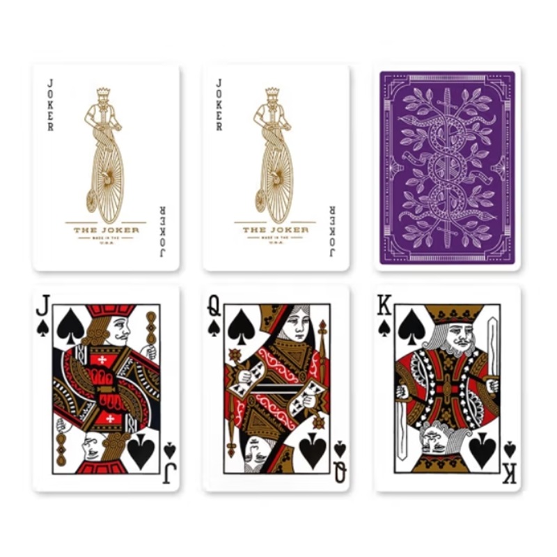 Purple Monarch Playing Cards b - Board Game Illustration 评论和价格