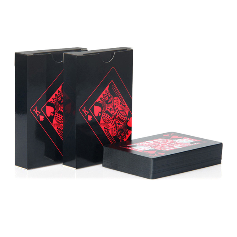 Black Plastic Playing Cards Bl - Board Game Illustration 评论和价格