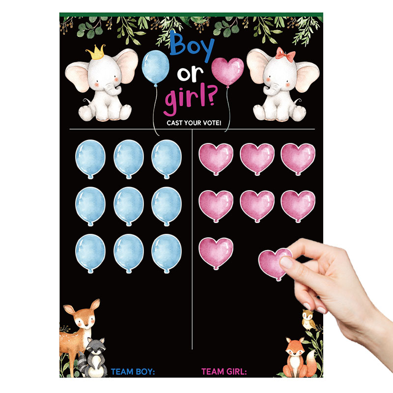Boy or Girl Gender Reveal Voti - Board Game Quote 评论和价格