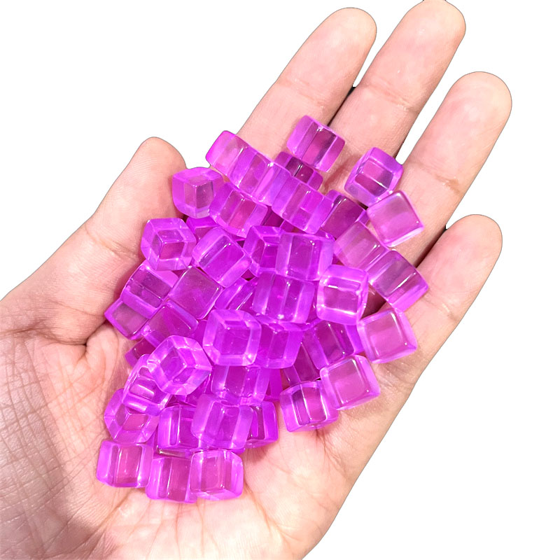 100pcs/set 8mm Clear Cube Dice - Board Game Illustration 评论和价格