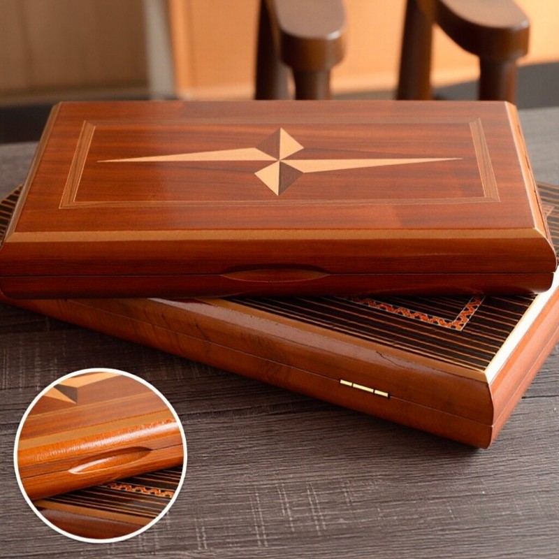 Solid Wood Backgammon 11-19 In - Board Game Zenith 评论和价格