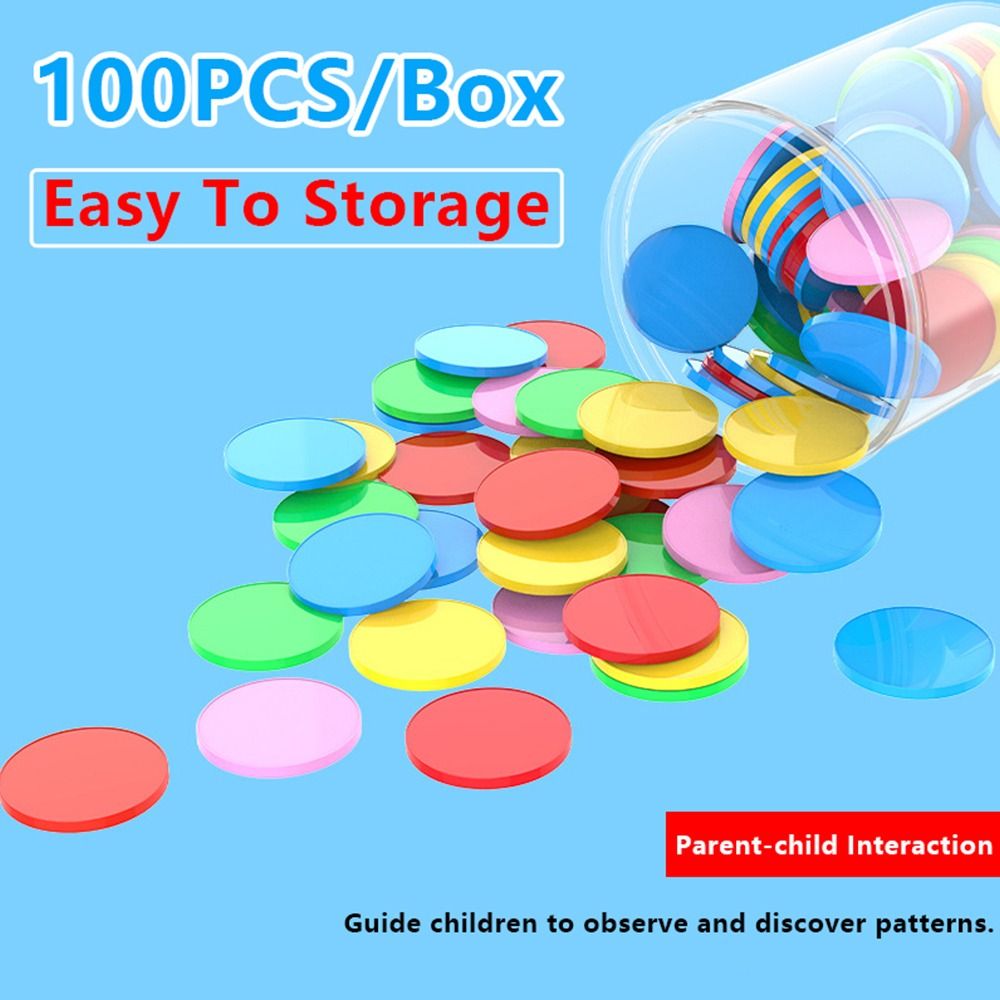 100pcs Plastic Counting Chips  - Board Game Zenith 评论和价格