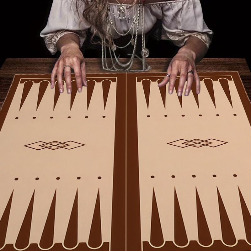 1pc Brown Backgammon Board Pri - Board Game Zenith 评论和价格
