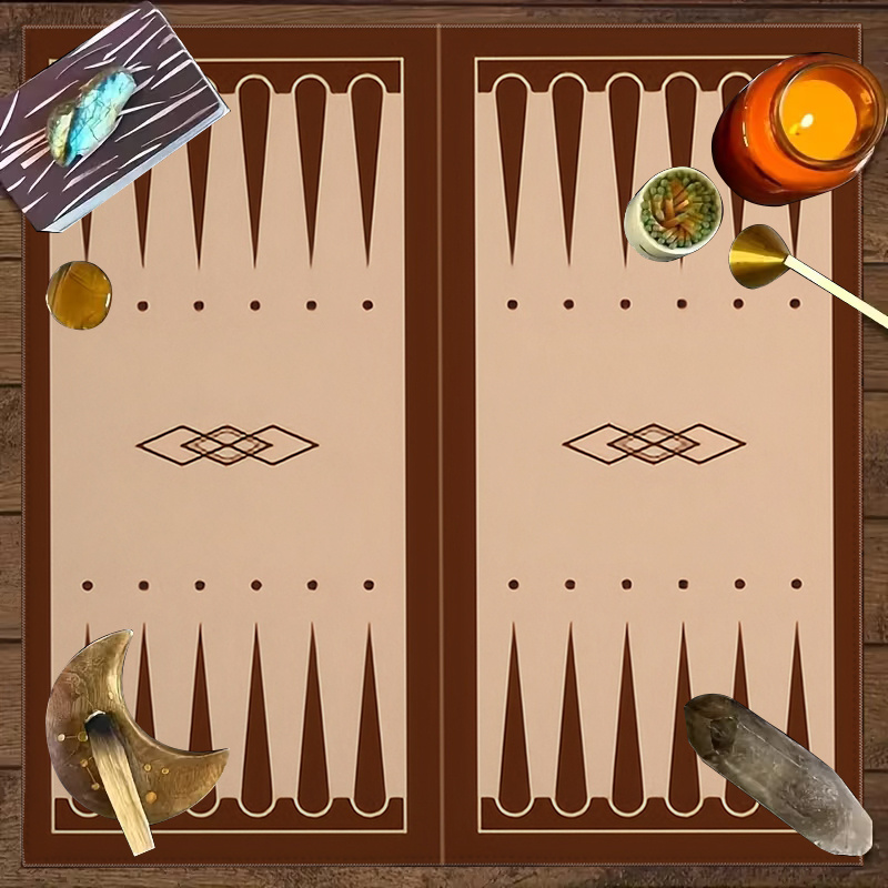 1pc Brown Backgammon Board Pri - Board Game Zenith 评论和价格