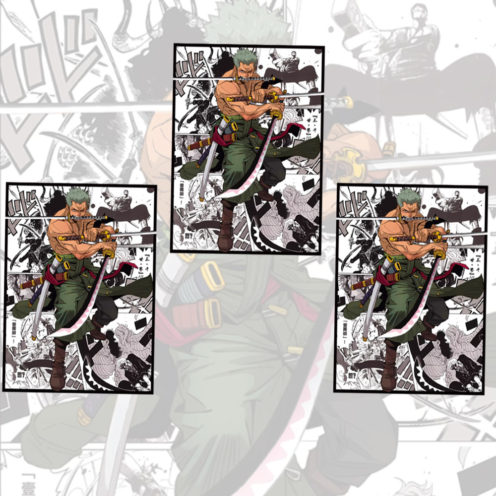 60PCS 66x91mm One Piece Anime  - Board Game Illustration 评论和价格