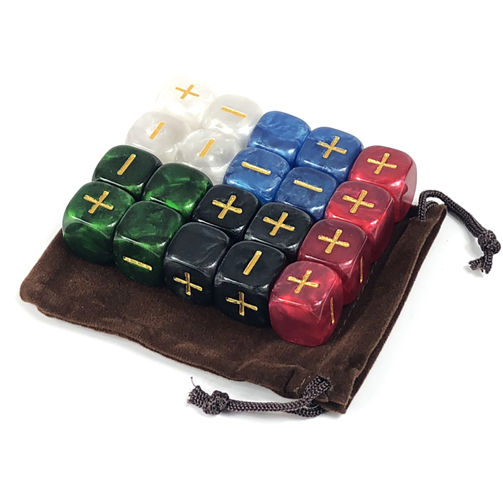 Fate Dice with Bag 20pcs for B - Board Game Arena 评论和价格