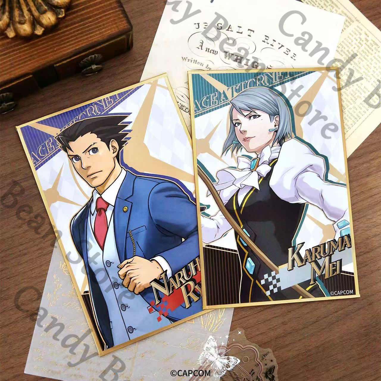 Genuine Anime Ace Attorney Mil - Board Game Illustration 评论和价格
