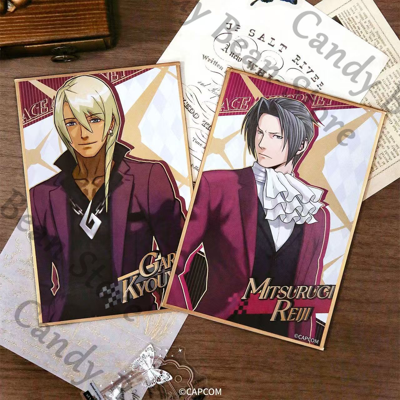 Genuine Anime Ace Attorney Mil - Board Game Illustration 评论和价格