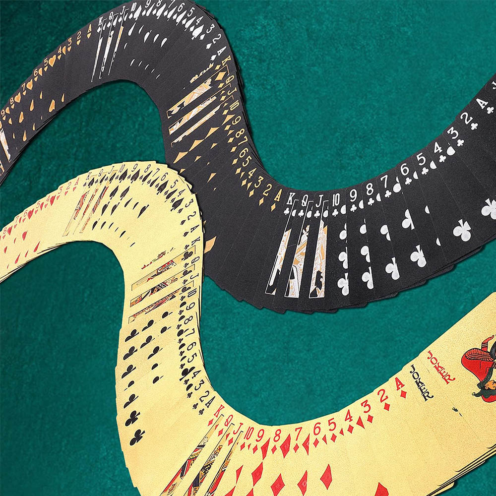 Playing Cards Waterproof Gold  - Board Game Illustration 评论和价格