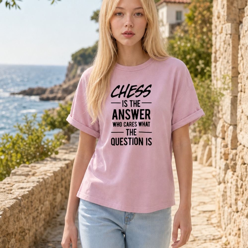Chess Is The Answer Funny Lett - Board Game Quote 评论和价格