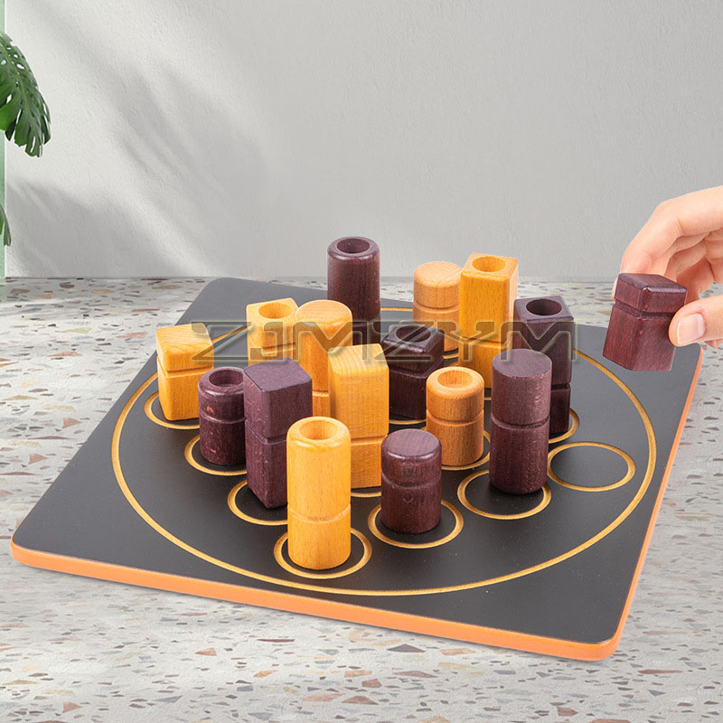 Wooden French Chess Classic Qu - Board Game Quoridor 评论和价格