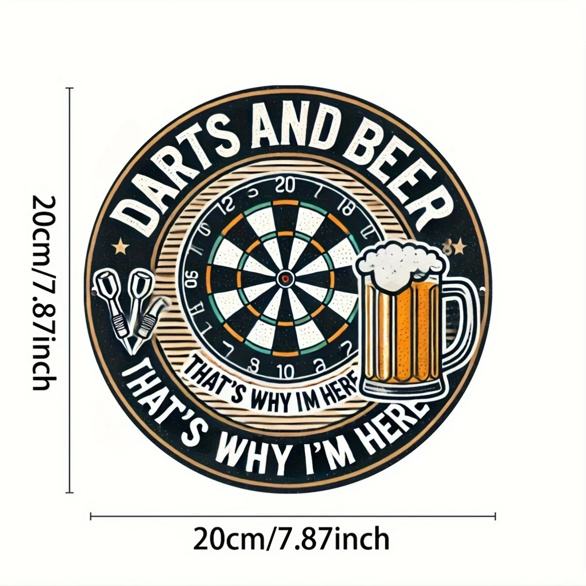 Darts Board Beer Mug Funny Quo - Board Game Quote 评论和价格
