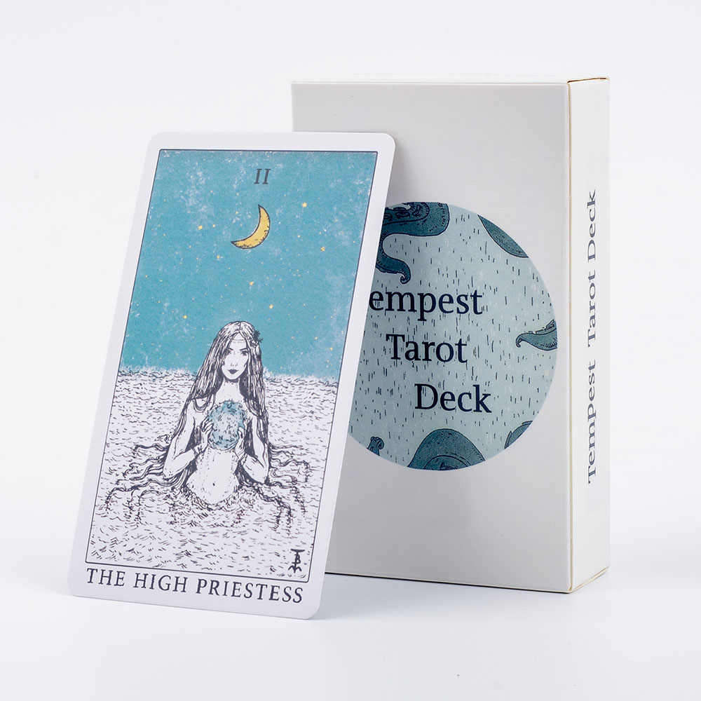 Ocean Themed Tempest Tarot  De - Board Game Illustration 评论和价格
